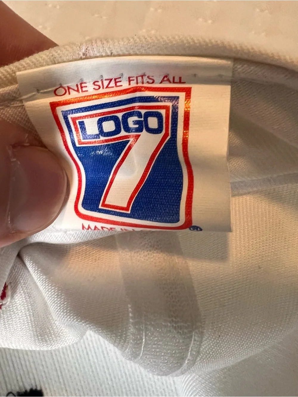 VTG Logo 7 USA 1996 Atlanta Olympics White Strapback Hat Cap Wrap Around New Tag
